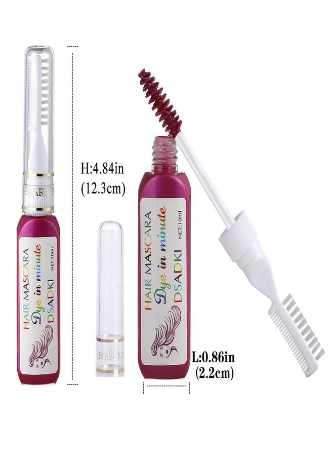 DSADKI Temporary Hair Color Mascara Washable Hair Dye Stick Non-toxic Instant Hair Chalk Dye for Girls Women (Silver gray) - Image 3