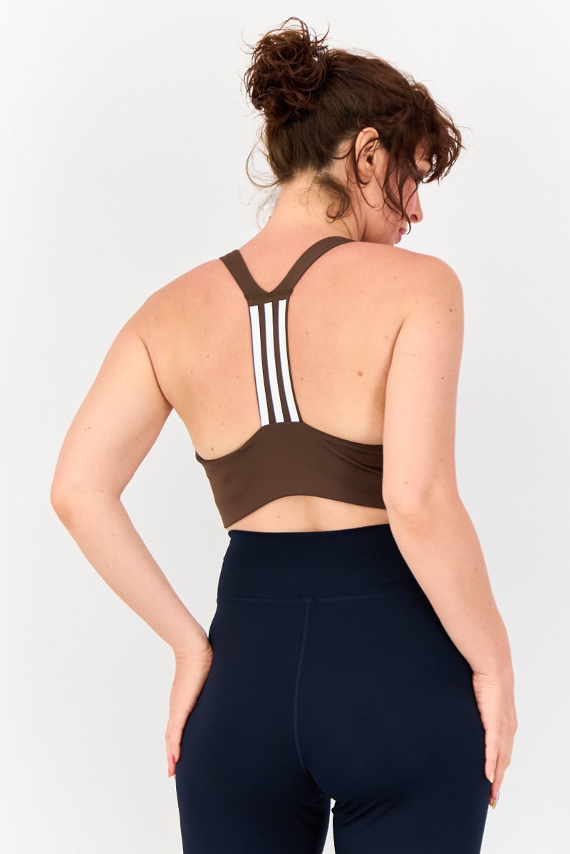 Adidas Women Sportswear Fit Lightly Padded Outdoor Sports Bra, Multicolor - Image 2