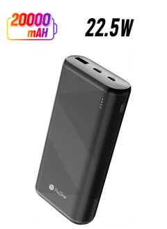 ProOne ProOne PPB5207PD 20000mAh 22.5W Fast charging High Security temperature protection Portable PD Power Bank With Type-C and USB A Ports and Fireproof ABS material  - Image 1