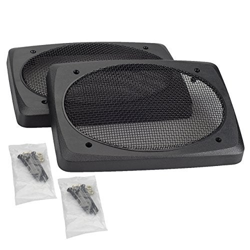 Magnadyne 6"x9" Speaker Grills, Black Wire Mesh, Sold as a Pair - Image 1