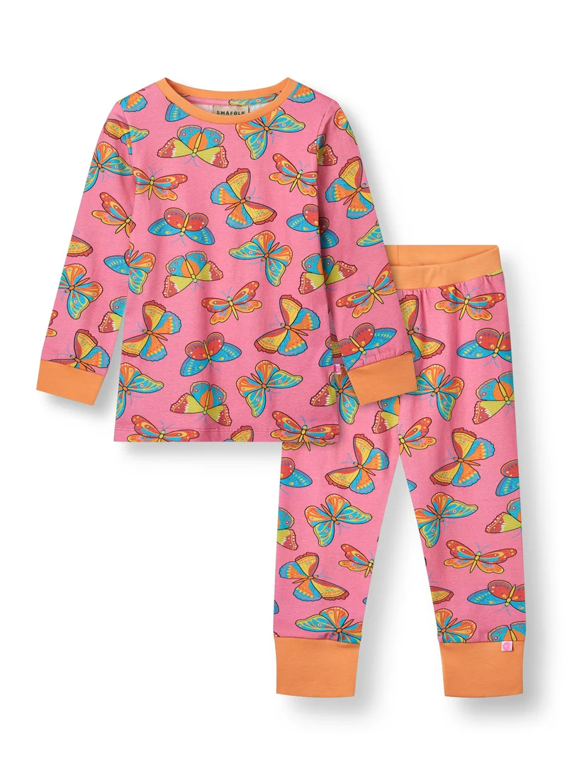 سموفولك Nightwear set with butterflies