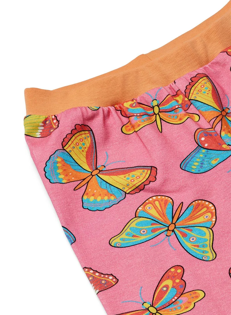 Småfolk Nightwear set with butterflies