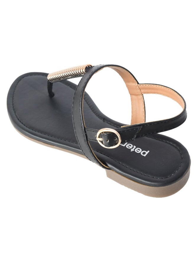 Peterpapa Embellished Strap Sandals with Buckle - Image 3