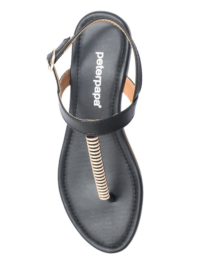 Peterpapa Embellished Strap Sandals with Buckle - Image 4