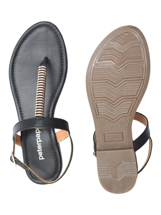 Peterpapa Embellished Strap Sandals with Buckle - Image 5