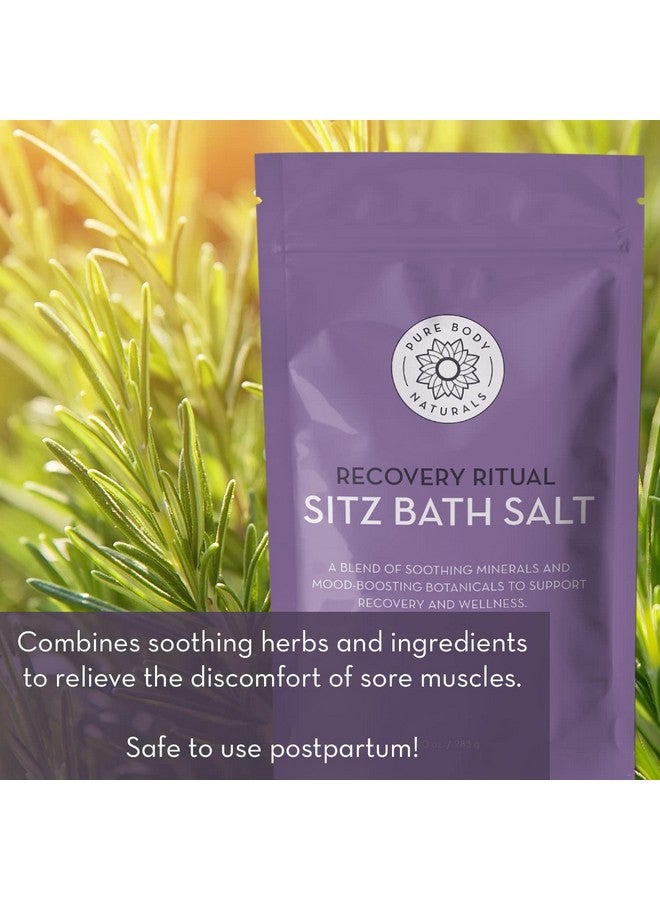 بيور بدي ناتشورالز ملح حمام المقعدة من بيور بودي ناتشورالز - للعناية بعد الولادة وعلاج البواسير - نقع طبيعي للعناية الذاتية وعلاج البواسير - أساسيات ما بعد الولادة، 10 أونصة - Image 2