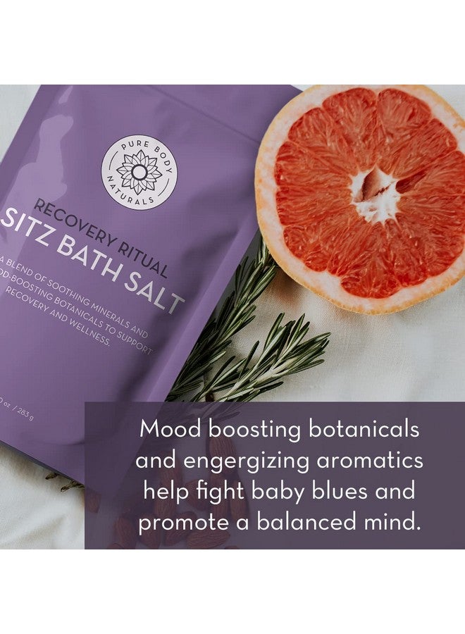 بيور بدي ناتشورالز ملح حمام المقعدة من بيور بودي ناتشورالز - للعناية بعد الولادة وعلاج البواسير - نقع طبيعي للعناية الذاتية وعلاج البواسير - أساسيات ما بعد الولادة، 10 أونصة - Image 3