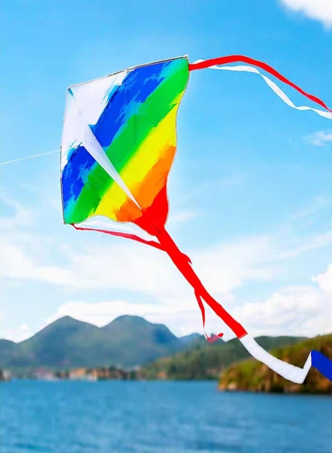 Flying Hoofer 3Pack Large Kite Set - Easy to Fly for Kids Adults, Beach & Park & Outdoor Activities, Perfect for Easter and Festival (Butterfly&DragonΔ&Airplane) - Image 5