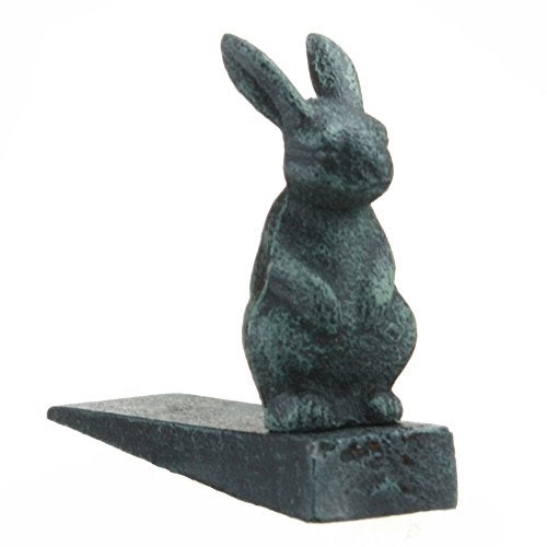 Upper Deck Verde Cast Iron Rabbit ~ Bunny Door Wedge - Image 5