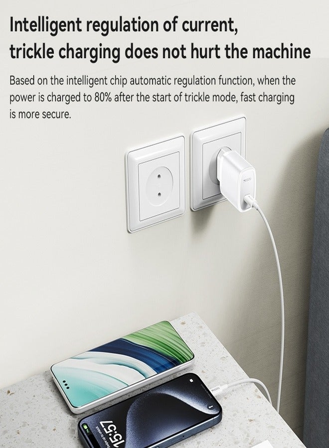 Yesido YC57C PD 20W USB-C / Type-C Port Quick Charger with Type-C to Type-C Cable, EU Plug