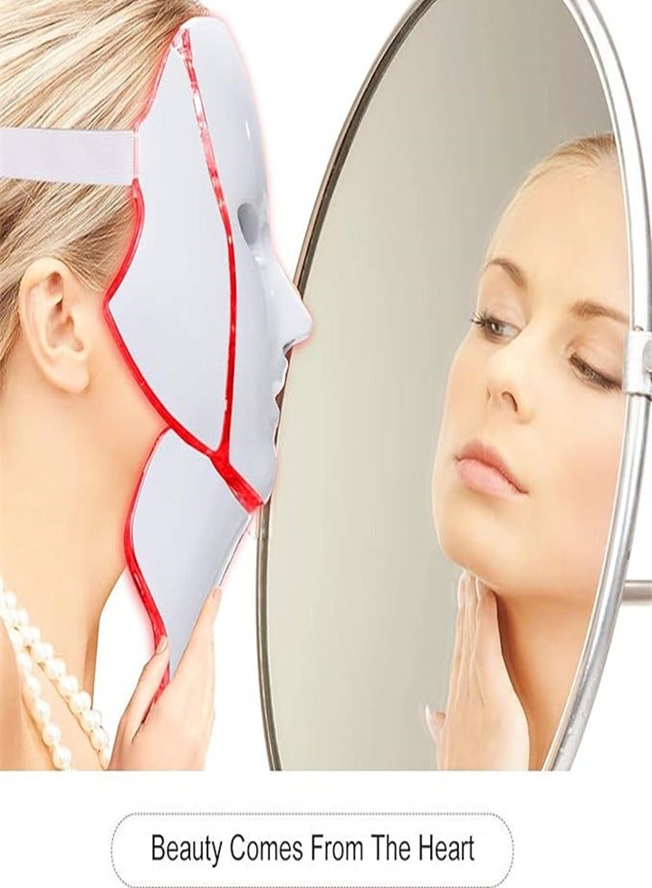 Photorejuvenation Facial - LED Facial Treatment Mask, Neck Light Mask, Portable Home Travel Use - Image 1