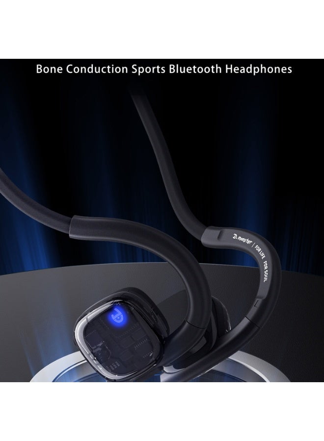 D MOOSTER BH330 Bone Conduction Wireless Sports Earphones – Bluetooth 5.2, IPX6 Waterproof (Black) - Image 3