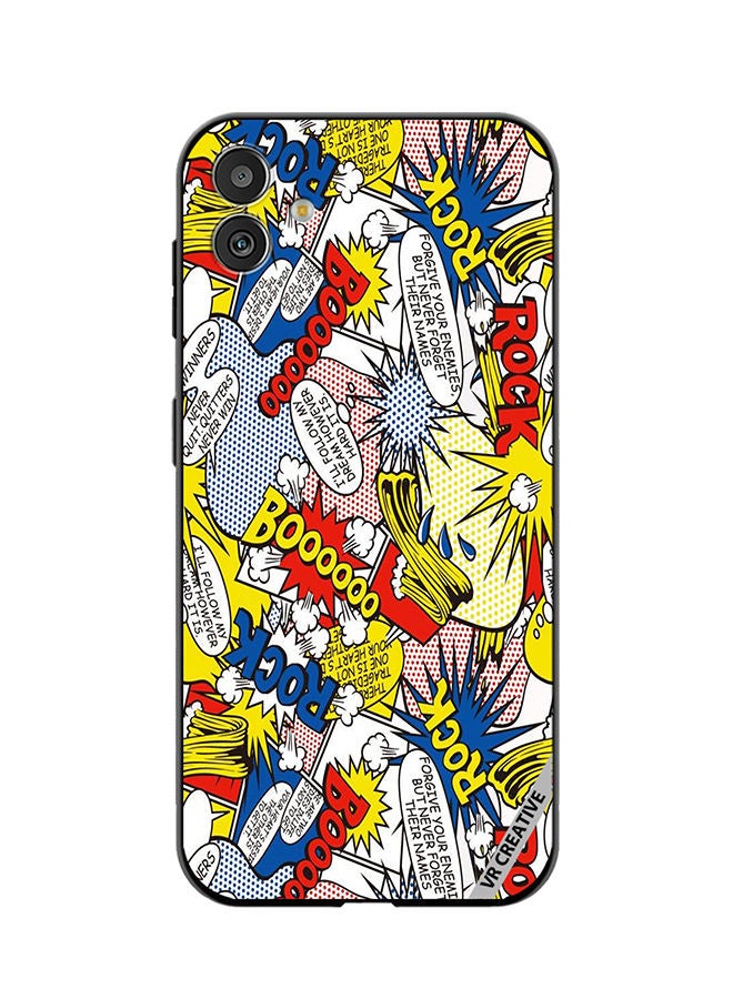 VR CREATIVE Protective Case Cover For Samsung Galaxy F14 Pop Art Design Multicolour - Image 1