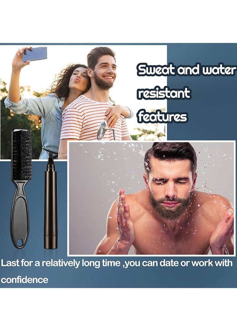 Beard Pen Beard Filling Pen Beard Pen Travel Out Easy Carry Black - Image 2