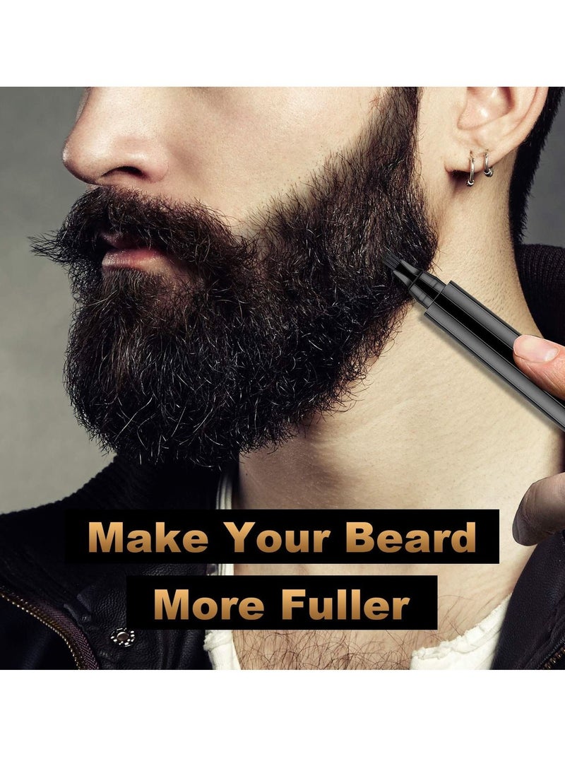 Beard Pen Beard Filling Pen Beard Pen Travel Out Easy Carry Black - Image 5