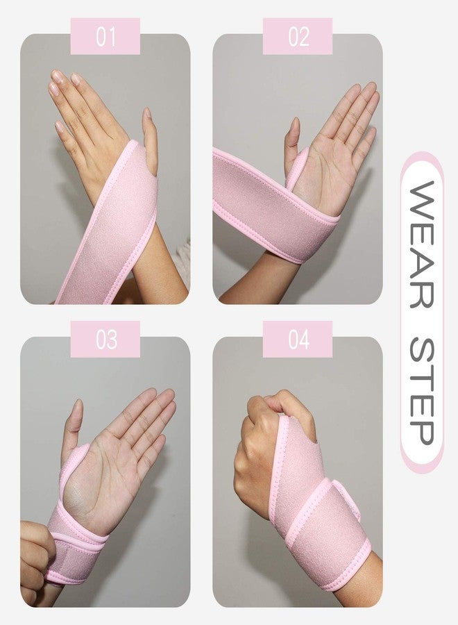 Gulf W 2Pack Version Profession Wrist Support, Adjustable Strap Reversible Wrist Brace for Sports Protecting/Tendonitis Pain Relief/Carpal Tunnel/Arthritis/Injury Recovery, Right&Left - Image 3