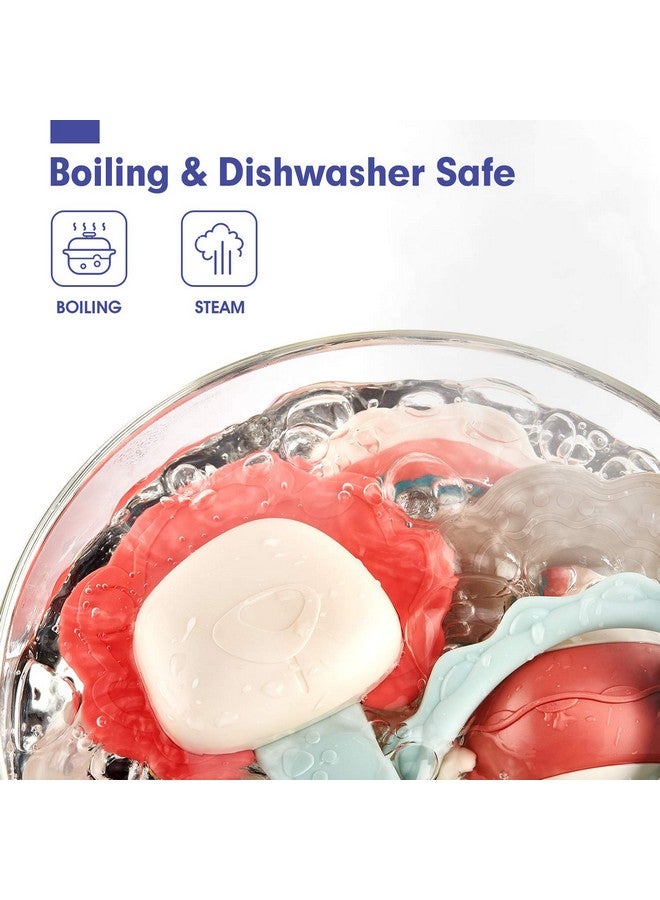 hahaland Baby Toys 0-6 Months - Baby Rattles Teething Toys 3-6 Month, Infant Toys 6-12 Months, Rattle Teether Grasping Shaker Toy for Babies 3 4 5 Month Old Must Haves, Montessori Newborn Neutral Gift - Image 4