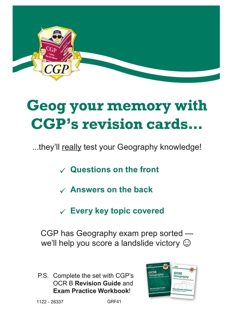 null - GCSE Geography OCR B Revision Question Cards - Image 1