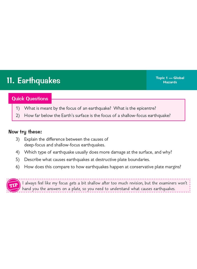 null - GCSE Geography OCR B Revision Question Cards - Image 1