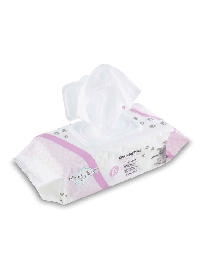 Cudlie 110 Pack Pet Grooming Wipes - Large & Extra-Large Sizes - Lavender, Aloe, & Unscented Variations - Hypoallergenic & Extra Durable - Perfect for Dogs & Cats, 8.6"x7.8" - Image 1