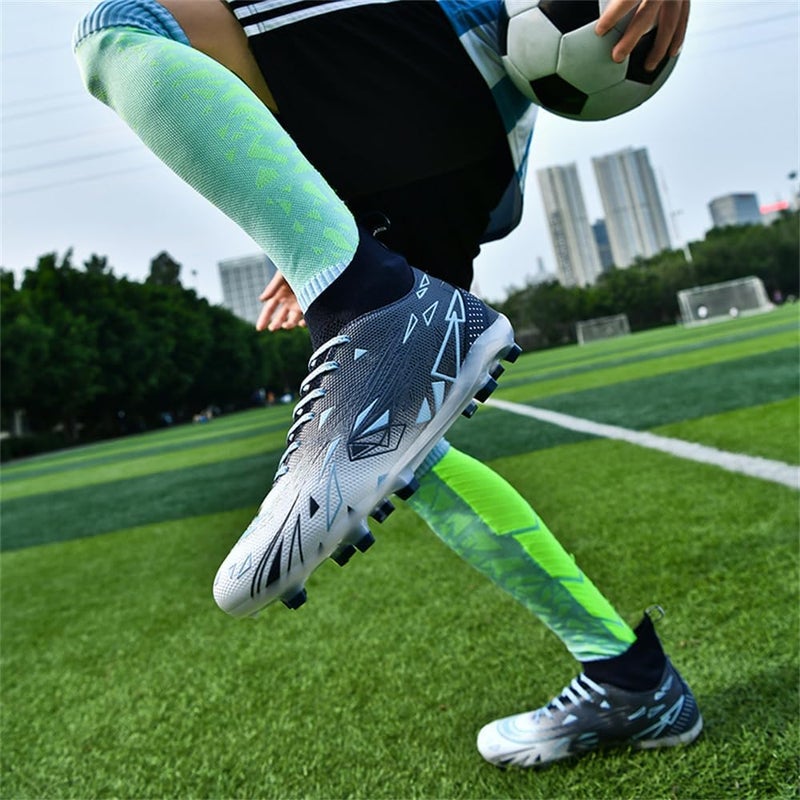 DISRATEBLU Kids Soccer Shoes Boys Football Cleats Professional Athletic Outdoor Trainning Football Shoes Youth Girl Turf Soccer Cleats - Image 5