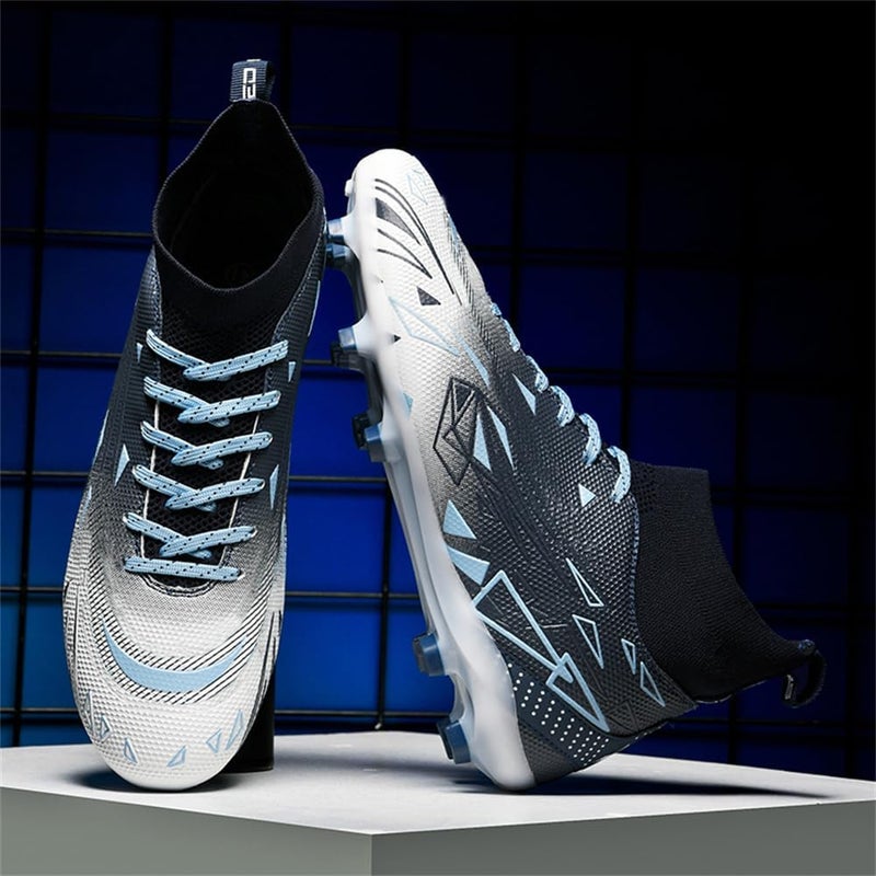 DISRATEBLU Kids Soccer Shoes Boys Football Cleats Professional Athletic Outdoor Trainning Football Shoes Youth Girl Turf Soccer Cleats - Image 4