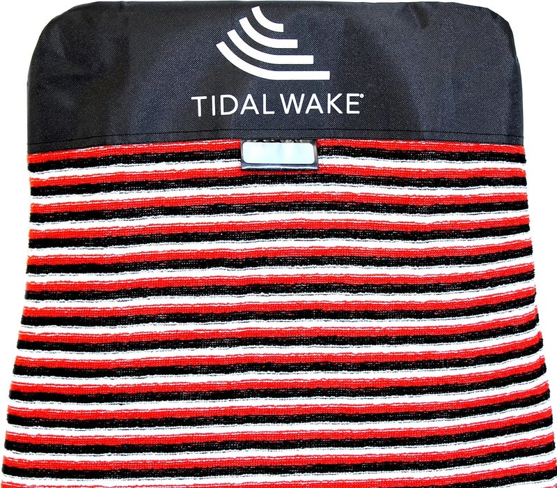 Tidal Wake TAG-IT Surf & Wake Board Socks, SNUB NOSE STYLE, Built-In Tag to Personalize with Your Name, 58" Long, 21" Wide - Image 5