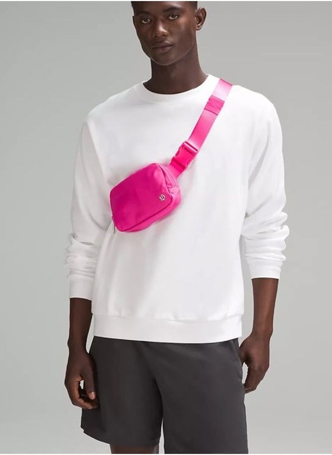 Lululemon Everywhere Belt Bag, Compact and Convenient Belly Bag with Zippered Pockets, Easy Access Exterior Pocket and Interior Essentials Pocket for On the Go Storage, Pink  - Image 2