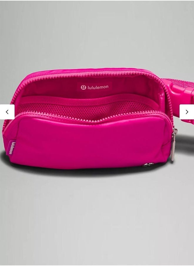Lululemon Everywhere Belt Bag, Compact and Convenient Belly Bag with Zippered Pockets, Easy Access Exterior Pocket and Interior Essentials Pocket for On the Go Storage, Pink  - Image 3