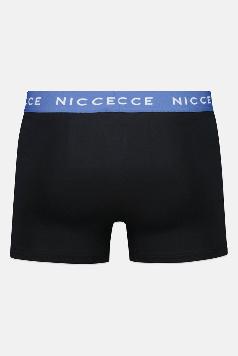 Nicce Men 3 Pieces Brand Logo Boxer Briefs, Black - Image 3