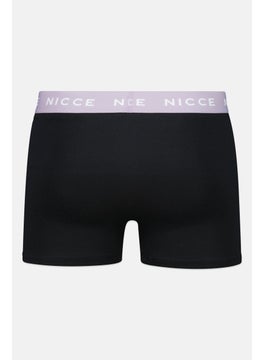 Nicce Men 3 Pieces Brand Logo Boxer Briefs, Black  - Image 2