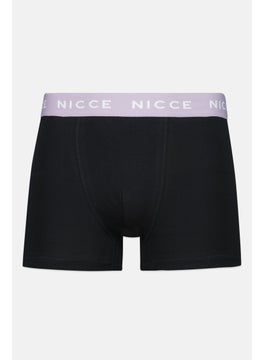 Nicce Men 3 Pieces Brand Logo Boxer Briefs, Black  - Image 5