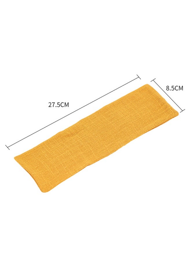 Japanese-style Thickened Double-layer Solid Color Cotton-linen Absorbent Tea Towel, Tea Ceremony Cloth, Cotton-linen Blend - Image 2