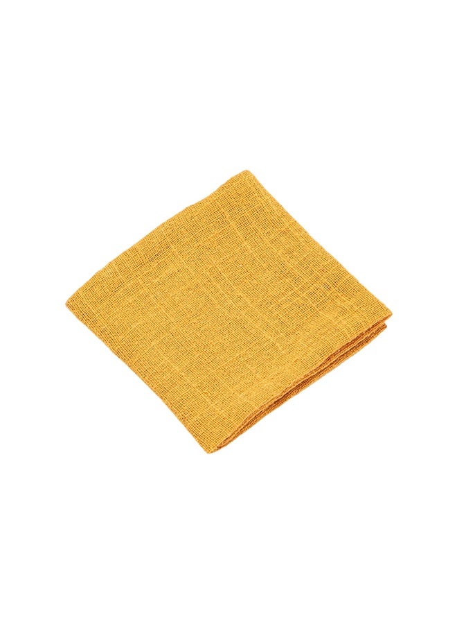 Japanese-style Thickened Double-layer Solid Color Cotton-linen Absorbent Tea Towel, Tea Ceremony Cloth, Cotton-linen Blend - Image 1