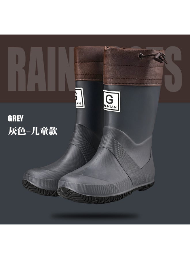 Parent-child Rain Boots For Men, Soft-soled, Portable Style, Versatile Outdoor Rain Boots, High-tube Water Boots For Women, Suitable For Outdoor Camping