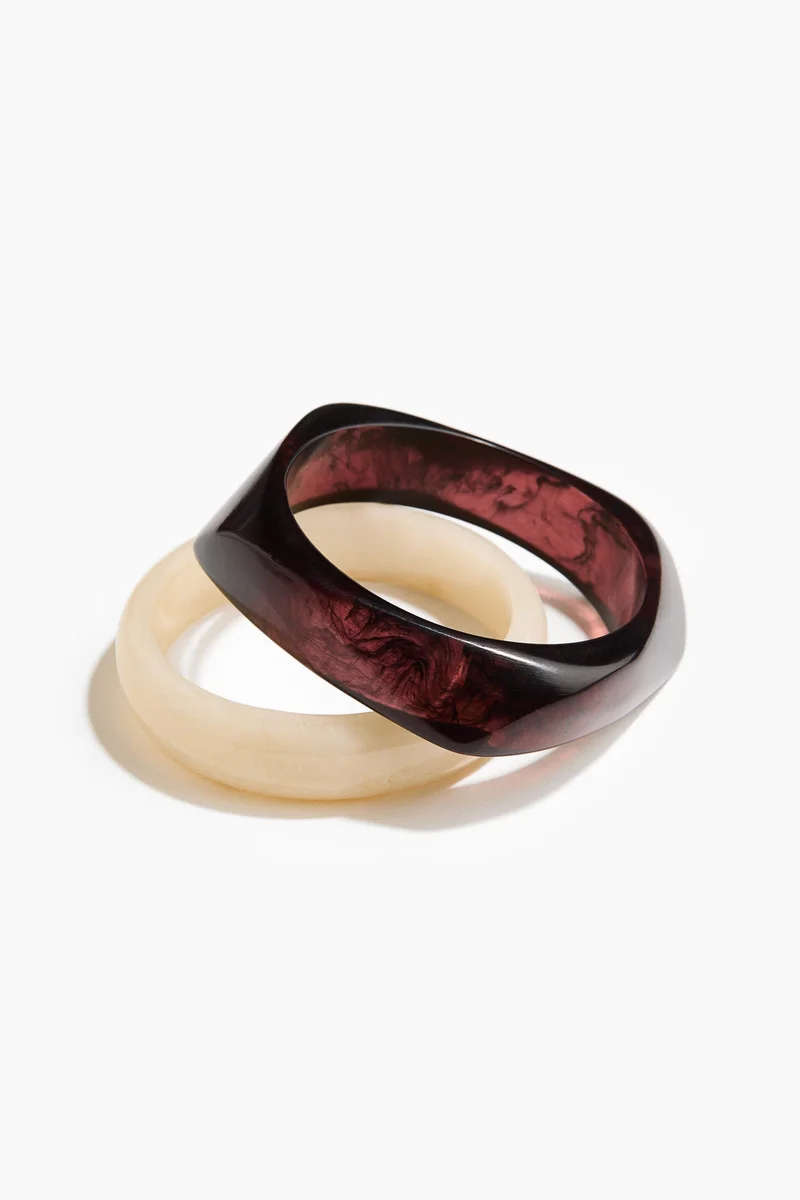 اتش اند ام أساور يدين- عبوة من قطعتين