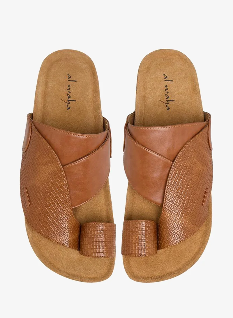 الواحة صنادل عربية جلدية رجالية مجموعة رمضان