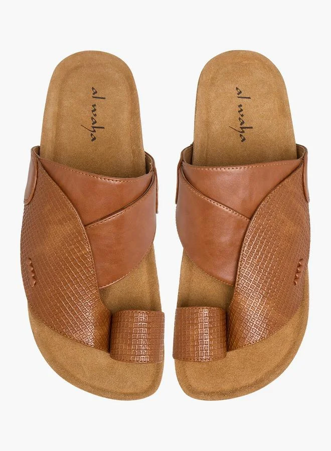 Al Waha Men Leather Arabic Sandals