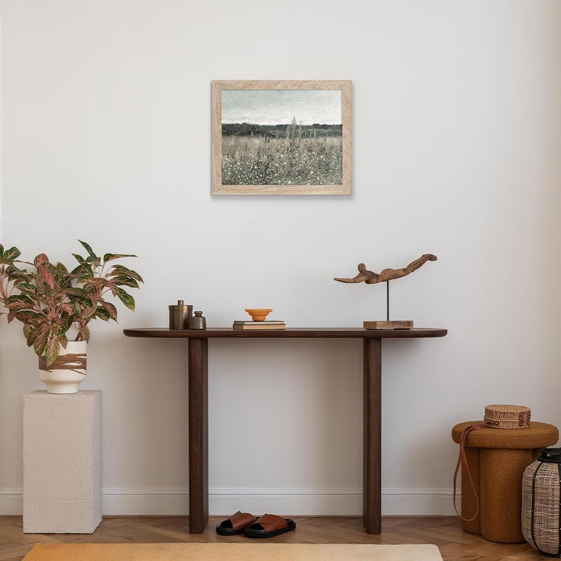 HoozGee Antoine Chintreuil 'Blossomed Field' Framed Canvas Wall Art - Image 2