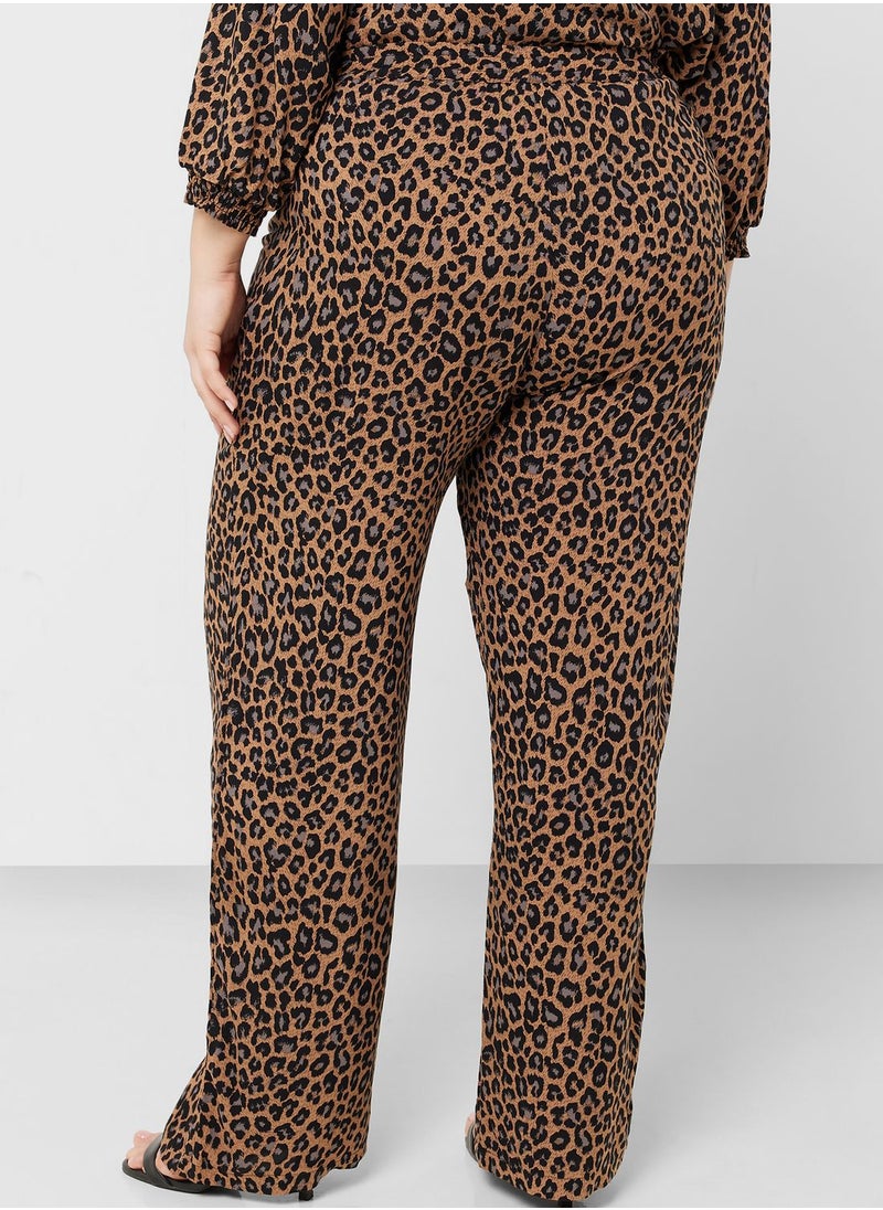 Only Carmakoma - Wide Leg Printed Pants - Image 1