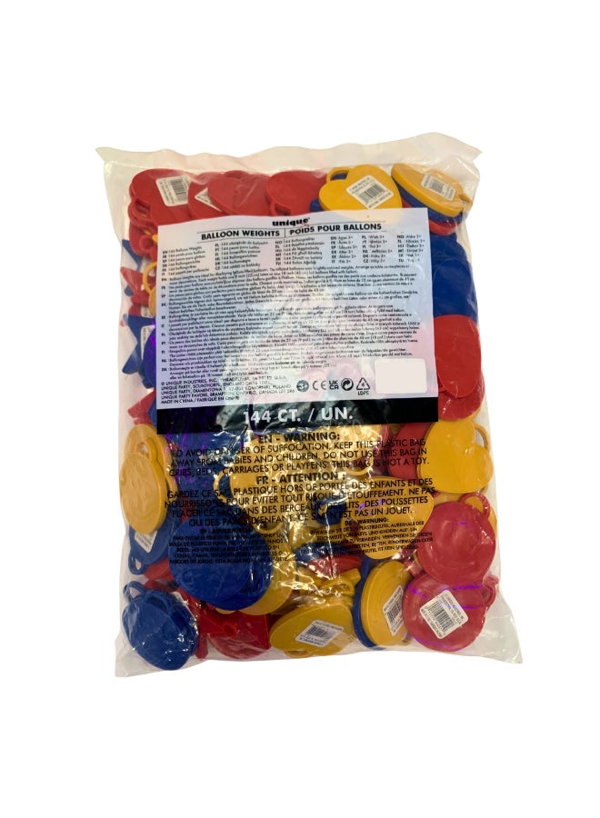 Unique Assorted Balloon Weights - Pack Of 144 - Image 1