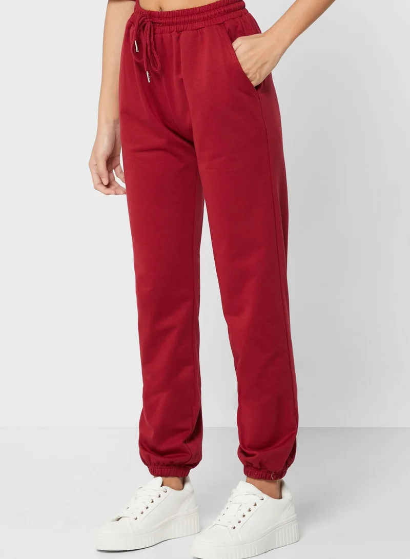 Ginger Basics Cropped T-shirt & Jogger Set