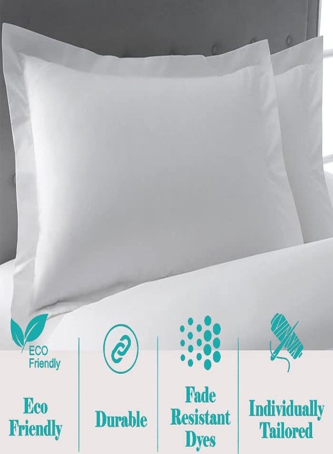 Saferay Green أغطية وسائد فاخرة من Saferay Green مصنوعة من القطن المصري بنسبة 100%، ناعمة وعالية الجودة، مع إغلاق ظرفي، مقاس 20 بوصة × 26 بوصة، طقم من قطعتين من أغطية الوسائد (أبيض، قياسي). - Image 3