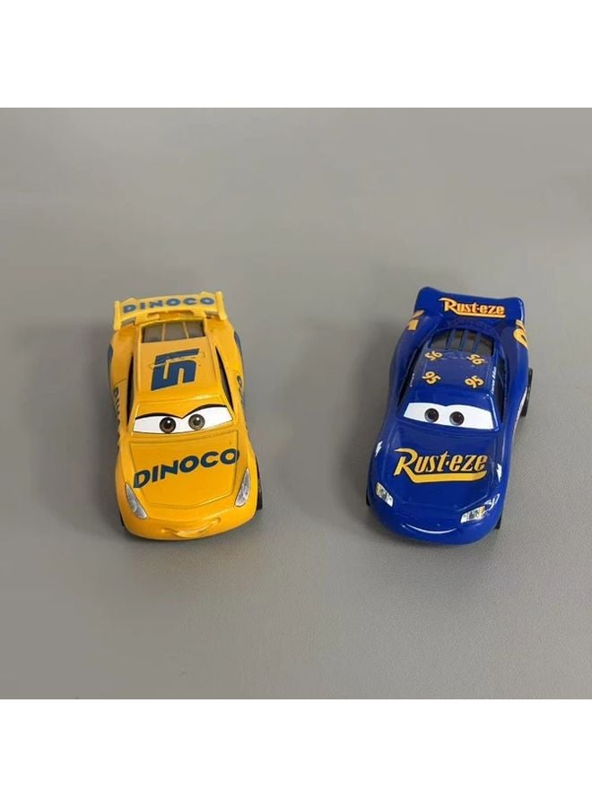 Disney Cars Ku Jie Die Cast Models Lightning McQueen Mater 22 86 Race Numbers Metal - Image 5