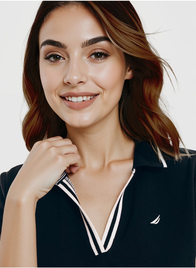 NAUTICA Basic Regular Fit Premium Cotton Logo Polo Shirt  - Image 4
