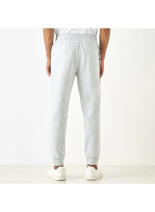 Kappa Kappa Logo Embroidered Joggers with Drawstring Closure