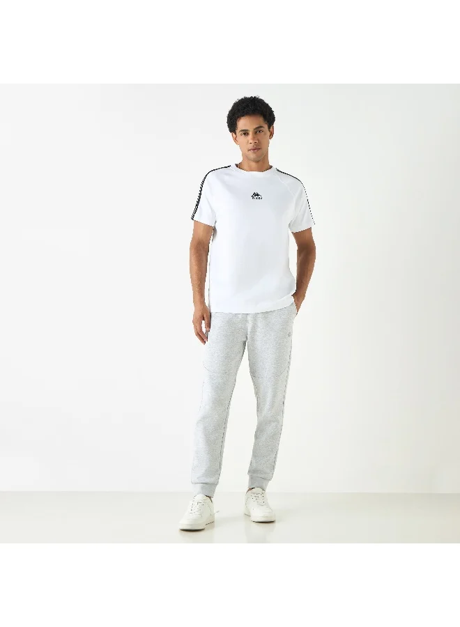 Kappa Kappa Logo Embroidered Joggers with Drawstring Closure