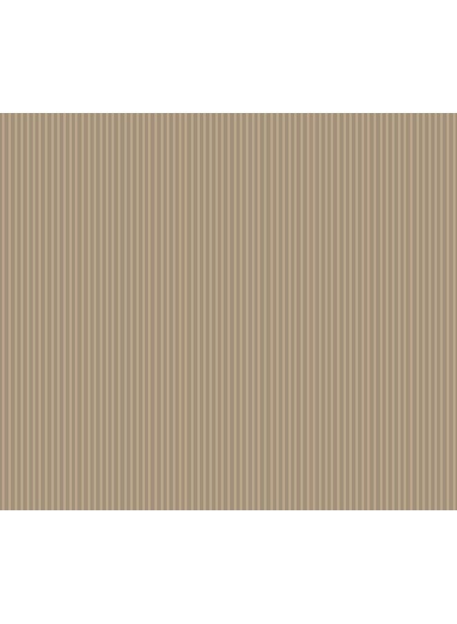 Homefab India 160 TC Stripe Glace Cotton Single BedSheet with 1 Pillow Cover - Beige - Image 2