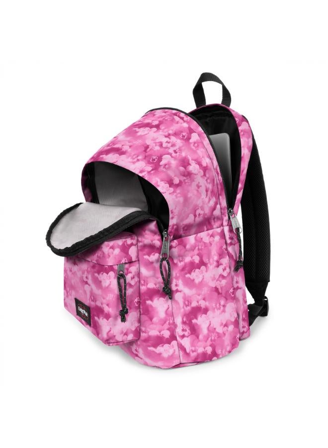 EASTPAK Day Office Medium Laptop Backpack - Flowerblur Pink  - Image 3