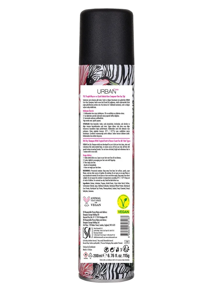 Urban Care Urban Care Dry Shampoo-Tropical Paradise Jungle